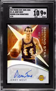 2021 Panini Rewards Jerry West Shining Star Firme /10 Lakers SGC 9/10 - Foto 1 di 2