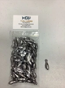 100 - 1/2 oz. Flussufer Angeln Senker Bleigewichte Kostenloser Versand - Bild 1 von 1