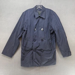 Ralph Lauren Peacoat US/67 Small Blue Double Breasted Marine Supply Jacket VTG - Picture 1 of 13