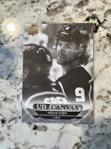 Adrian Kempe 2024-2025 Upper Deck Series 1 UD Canvas C-46 Black And White - Picture 1 of 1