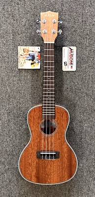 Kala KA-CGE Gloss Mahogany Concert Ukulele with Electronics - Image 1 of 3