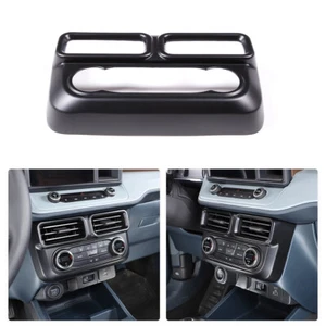 For Ford Maverick 2022 Center Control Air Vent Trim Frame ABS Matte Black - Imagen 1 de 10