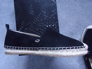 Sam Edelman Khloe Espadrilles. Black Suede. UK 6 fits 5, Eur 38 US 8. New in Box - Picture 1 of 5