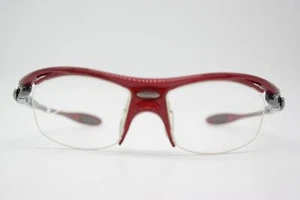 Brille Alpina PSO Twist Four A7725 Rot Schwarz Silber Halbrand eyeglasses Neu - Bild 1 von 6