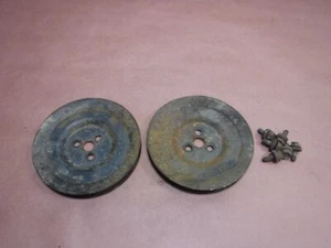 GM Chevy 85-86 C/K Pickup 5.7 V8 Dual Smog Pump Pulleys Factory OEM 14087006 - Picture 1 of 3