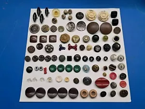 Vintage Button Lot Mixed Colors & Sizes - Picture 1 of 5