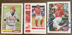 2021 Yadier Molina Chronicles, Redux, Lot Of 3 Cards. St. Louis Cardinals, #20. - Picture 1 of 2