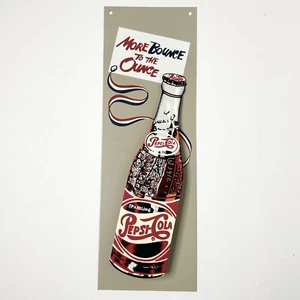 Pepsi More Bounce To The Ounce Repro Sign 13.5”x4.5” - Picture 1 of 4