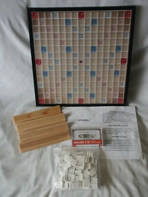 Scrabble Deluxe Braille Game Blind Vision Impaired Complete - Image 1 of 4
