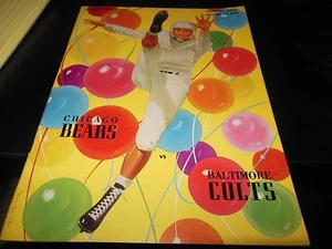 1954 BALTIMORE COLTS V CHICAGO BEARS OFFICIAL PROGRAM NFL PRO FOOTBALL WRIGLEY - Picture 1 of 6