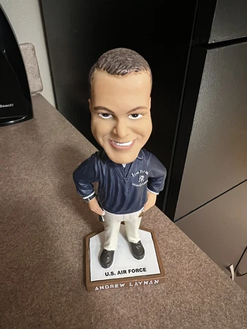 Andrew Layman 2009 Bobblehead Wilmington Blue Rocks Air Force USAF - No Box Cover