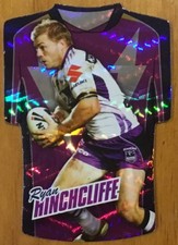 2010 NRL SELECT CHAMPIONS STORM RYAN HINCHCLIFFE.JERSEY DIE CUT JDC79 CARD