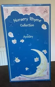 CHILDS AYNSLEY NURSERY RHYME COLLECTION 3 PIECE CUP, PLATE & BOWL SET - Picture 1 of 6