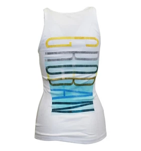 JOSH GROBAN ALL THAT ECHOES COLOR TYPE DAMEN WEISS TANK TOP - Bild 1 von 2