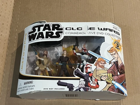 Star Wars Clone Wars (2003) Commemorative DVD Collection Jedi Force Pack Read… Cover