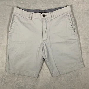 Banana Republic Bermuda Shorts Men 32 Blue 10" Inseam Flat Front Preppy Logo - Picture 1 of 9