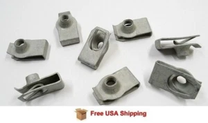 8 FRONT BUMPER & VALANCE NUTS FOR FORD F-SERIES W520822-S439 Chrysler 6510185-AA - Picture 1 of 1