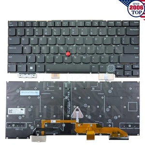 Neue US Tastatur mit Hintergrundbeleuchtung für Lenovo Thinkpad X1 Carbon 12. Gen 2024 21KC 21KD - Bild 1 von 10