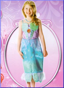 ARIELLE DISNEY KOSTÜM MEERJUNGFRAU PRINZESSIN Gr. M 110-116 Nixe - Bild 1 von 3