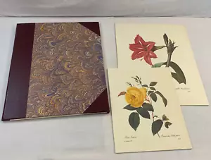 10 UNUSED Pierre-Joseph Redoute Floral Art Prints Portfolio Two Sizes - Picture 1 of 17