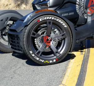 for RYKER Can-Am Tire Lettering PERMANENT Decal Sticker SET 1.00"   15"-17" - Picture 1 of 2