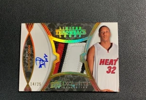 2008 UD Exquisite Mario Chalmers Rookie Throwback Limited Logos Patch Auto /25 - Picture 1 of 2