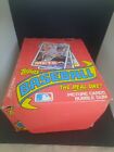1985 Topps Baseball Wax Box With 2 Packs