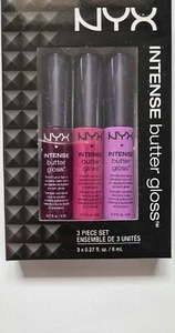 NYX INTENSE BUTTER GLOSS 3 Piece Set - Picture 1 of 1