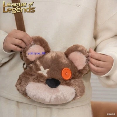 League of Legends LOL Tibbers Plush Doll-Shaped Shoulder Crossbody Bag Cute Gift - Image 1 of 4