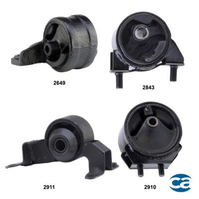 Juego de 4 piezas de montaje de motor delantero, delantero derecho, trasero y transmisión para Ford Escort 03-97 Foto 1 de 4