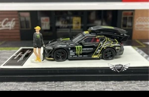 TimeMicro Toyota Supra Monster Edition with roof top + figure RARE Discontinued - Picture 1 of 5