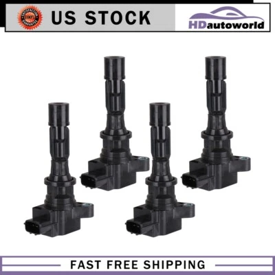 4 bobinas de encendido para 10-2013 Mazda 3 2,3 L L4 2012-2015 Mazda 5 2,5 L L L4 UF604 Foto 1 de 4