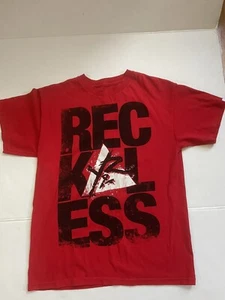 Young and Reckless YR Mens Red Shirt Size M Skateboard Rob & Big MTV - Picture 1 of 5