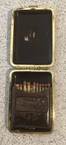 Ecrin vintage pour allumettes old match case alte Schachtel für Streichhölzer - Picture 1 of 3