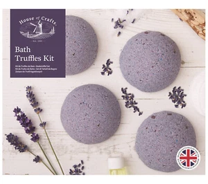 Día de la Madre Haz tus propias bombas de baño trufas lavanda kit casa de manualidades regalo - Imagen 1 de 4
