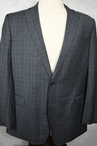 Neu ohne Etikett Brooks Brothers Explorer Regent Fit blau und grau karierter Anzug 44R 36x30 - Bild 1 von 8