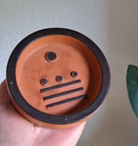 Vintage Mid Century Modern Terracotta Catch All Trinket Dish Ashtray Mexico '69 - Picture 1 of 5