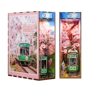 Tonecheer Rompecabezas 3D Hágalo Usted Mismo Libro Rincón Kit Sakura's Travel - Imagen 1 de 8