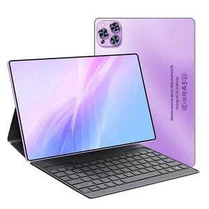 10 inch Tablet Ultra Big Android 12 256GB Storage 8GB RAM IPS Bundle Keyboard - Picture 1 of 16