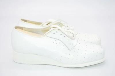 Zapatos P. W. Minor Ortopédicos Blancos Con Cordones 6 B Medianos Cómodos Para Mujer De Colección Foto 1 de 4