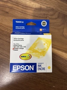 Original Epson T0444 gelbe Tinte Computer Druckerpatrone Stylus Neu aus altem Lagerbestand - Bild 1 von 3