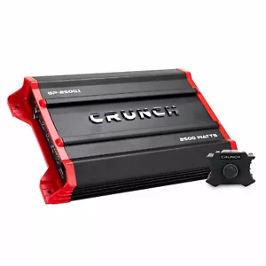 Crunch GP-2500.1 Ground Pounder 2500 Watt Amplificatore Mono Amplificatore Audio Auto - Foto 1 di 12