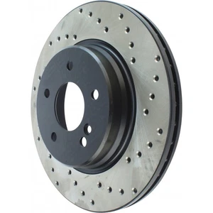 StopTech For Subaru Impreza 1998-2016 Brake Rotor Drilled Driver Side Front - Picture 1 of 9