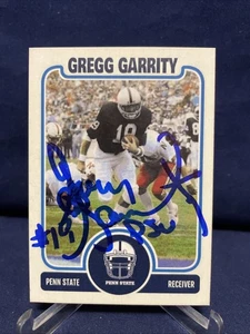 Gregg Garrity - Steelers, Eagles- cartolina Penn State personalizzata autografata - Foto 1 di 2