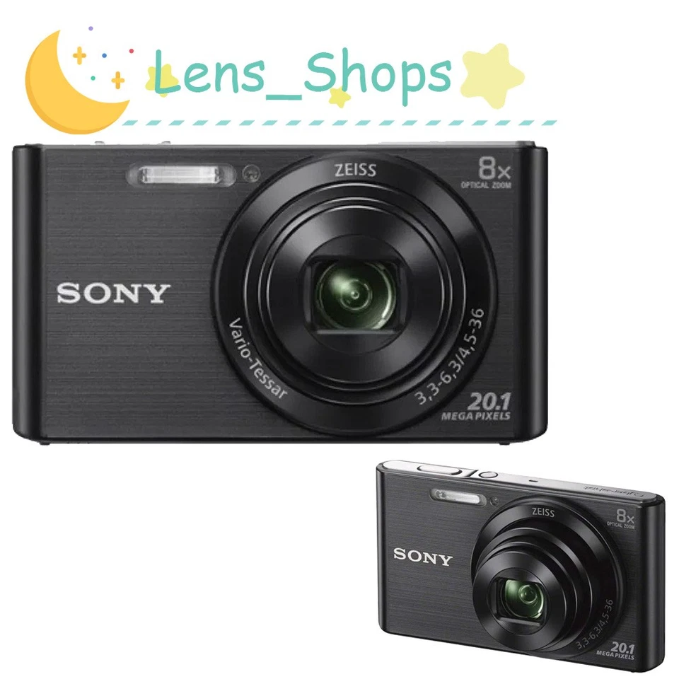 Sony Cyber-Shot DSC-W830 Digital Camera 8x Optical Zoom with Accessories Black - Image 1 of 4