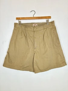 Vintage Banana Republic Shorts Mens 32 Khaki Pleated Mill Valley USA 90s - Picture 1 of 5