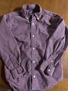 Ralph Lauren Boy’s Plaid Long Sleeve Shirt Size 6 - Picture 1 of 9
