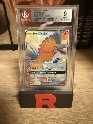 Tarjeta holográfica arte completo Ho-Oh GX Pokémon TCG SV50/SV94 BGS 9 como nueva Foto 1 de 2