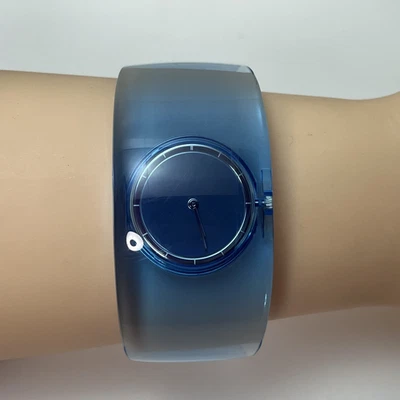 RELOJ SEIKO ISSEY MIYAKE O Azul Claro SILAW005 por Tokujin Yoshioka Japón #153B Foto 1 de 4
