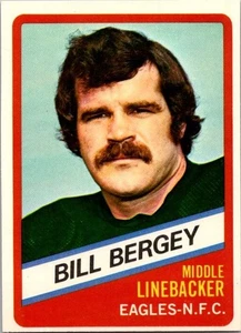 Wonder Bread All-Star Series 1976 - Bill Bergey #17 - Philadelphia Eagles - Imagen 1 de 2